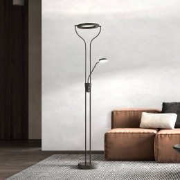 FISCHERHONSELLEDvloerlampDavoszwarthoogte180cm2-lampsCCT