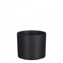 Erapotrondzwartmatreliefh9xd10cm-Micadecorations