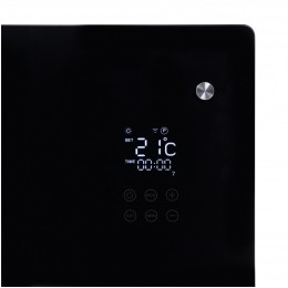 EuromAluthermVerre1500WiFiConvectorkachelZwart