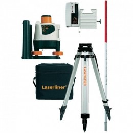 LaserlinerBeamControl-Master120SetRotatielaserInclStatiefEnOntvanger-120m