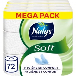 3xNalysSoftHybrideToiletpapierin80RecycledFolie2-laags24stuks