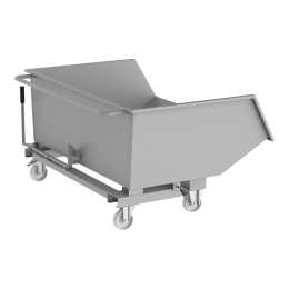 Kiepbakverrijdbaar-600liter-660x1500x1000mm-VIK10301LichtgrijsRAL7035