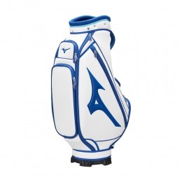 MizunoTourStaffMidBagFY22WitBlauwDamesHerenMaatOneSize