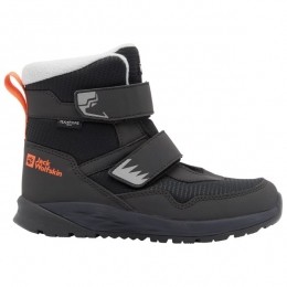 JackWolfskin-KidsPolarBear-BTexaporeMidVC-Winterschoenenmaat26zwartgrijs