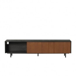 Bronx71Tv-meubelRayzwartrustiekeiken180cm
