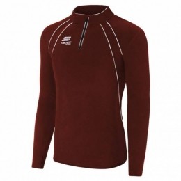 CapelliSportRavenHeren14-ritsFleecesweatshirtAGA-1237-roodwit