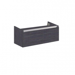 OnderkastTrendline1Lademetgreeplijstinkleur120x47x35cmAntracietEik