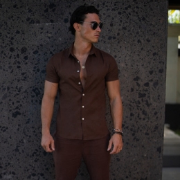 OverhemdKorteMouwTHEADBRUCE