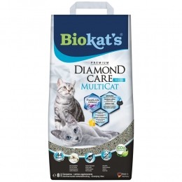 BiokatsKattenbakvullingDiamondCareMultiCatFresh8liter