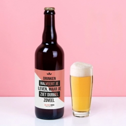 Bierfles750mlDrinkenhalveertjeleven750ml