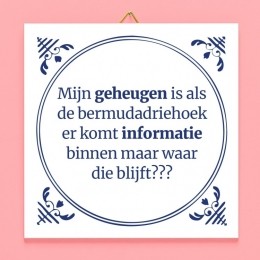 TegeltjeMijngeheugenisalsdebermudadriehoek