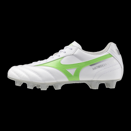 MizunoMORELIAIICLUBVoetbalschoenenWitneongreengalaxysilverDamesHerenMaat45