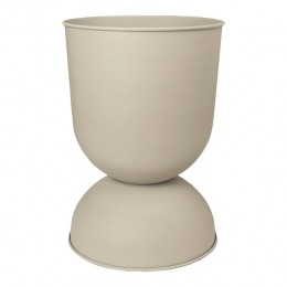 fermLIVINGHourglassPot-Small-Cashmere