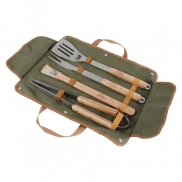EsschertDesignBBQGereedschapsetGroen