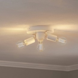 HELAMPlafondlampCentrowit3-lampsmetaal195cm