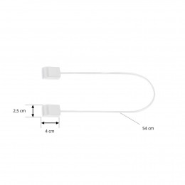 LindbyconnectorLumarokabellengte54cmwitPVC