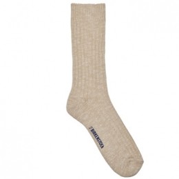 HighsocksBIRKENSTOCKCottonSlubMBeigeWhite