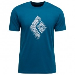 BlackDiamond-EngineeredDiamondSSTee-T-shirtmaatXLblauw