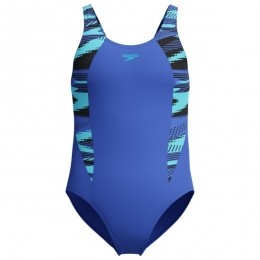 Speedo-KidsHyperboomSpliceMuscleback-Badpakmaat128blauw