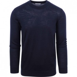 SweaterKnowledgeCottonApparelPulloverWolNavy