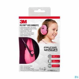 PeltorHearingProtectorKidNeonPink1