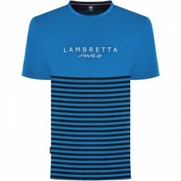 LambrettaStripedHerenT-shirtSS0017-DKBLU