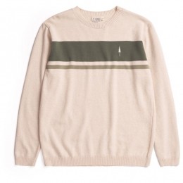 NIKIN-TreePulloverKnittedStripes-TruimaatXXLbeige