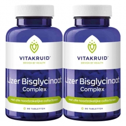 GratisVerzending2xVitakruidIjzerBisglycinaat90tabletten