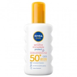 6xNiveaSunSensitiveAnti-AllergieZonnemelkSpraySPF50200ml