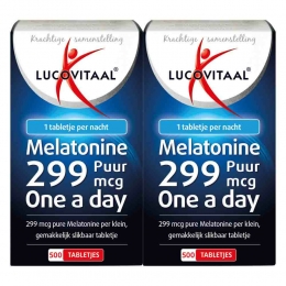 GratisVerzending2xLucovitaalMelatoninePuur0299mg500tabletten