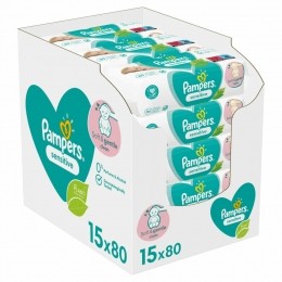 PampersBillendoekjesSensitive15x801200stuks