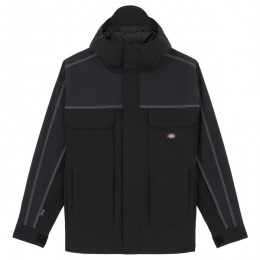 Dickies-RonanHoodedJacket-SoftshelljackmaatXLzwart