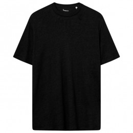 KnowledgeCottonApparel-LinenT-Shirt-T-shirtmaatSzwart