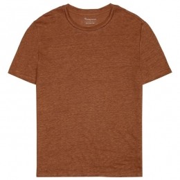 KnowledgeCottonApparel-LinenT-Shirt-T-shirtmaatXLbruin