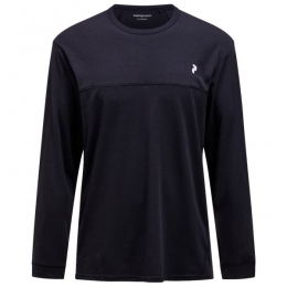 PeakPerformance-TrailWoolBlendLS-MerinoshirtmaatLzwart