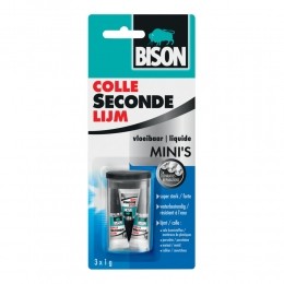 BisonSecondelijmSuperCompactTube3x1gr