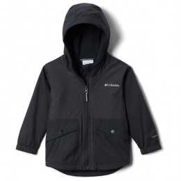 Columbia-KidsRainyTrailsIIFleeceLinedJacket-RegenjasmaatMzwart