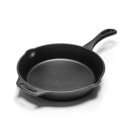 GietijzerenSkilletmetsteel25cm-Petromax
