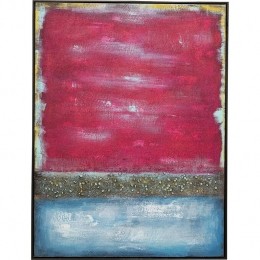 SchilderijVistarood90x120cmKareDesign