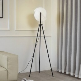 LucandeHelvavloerlamp150cmwitzwartdraaibaar