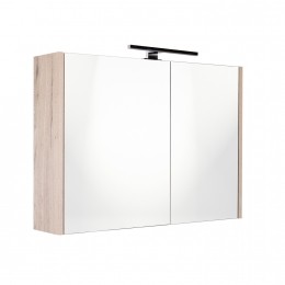 SpiegelkastBestDesignHappyHalifaxInclLEDverlichting80x60cmEiken
