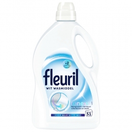 FleurilVloeibaarWasmiddelRenewWitteWas51Wasbeurten255liter