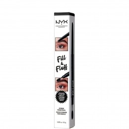 NYXProfessionalMakeupFillandFluffEyebrowPomadePencil02gVariousShades-Black