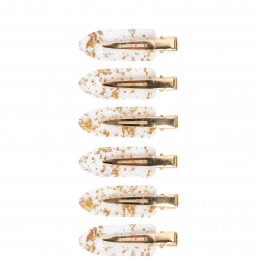 brushworksGoldFlakeNoCreaseHaarclipjes