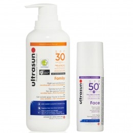 UltrasunFamilySPF30400mlandUltrasunFaceSPF5050mlBundle