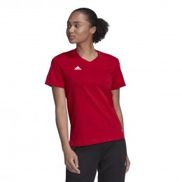 adidasEntrada22T-ShirtDamesRoodWit