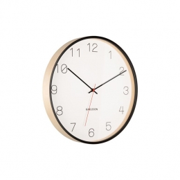 Karlsson-WandklokJoy-Zwart-40cm