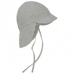 Huttelihut-KidsSummerHatWovenStripewithChinStraps-Petmaat98104grijs