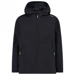 CMP-KidsJacketFixHoodClimaProtect-Softshelljackmaat98zwart