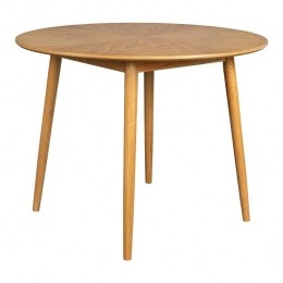 byfonQbasicFinnEettafel-100cm-Bruin